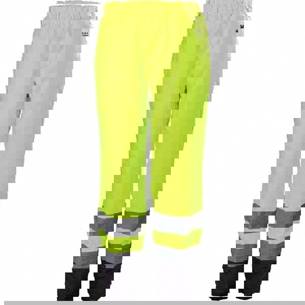 Rain Pants: Size S, ANSI/ISEA 107-2015 Class E, Yellow, Polyester